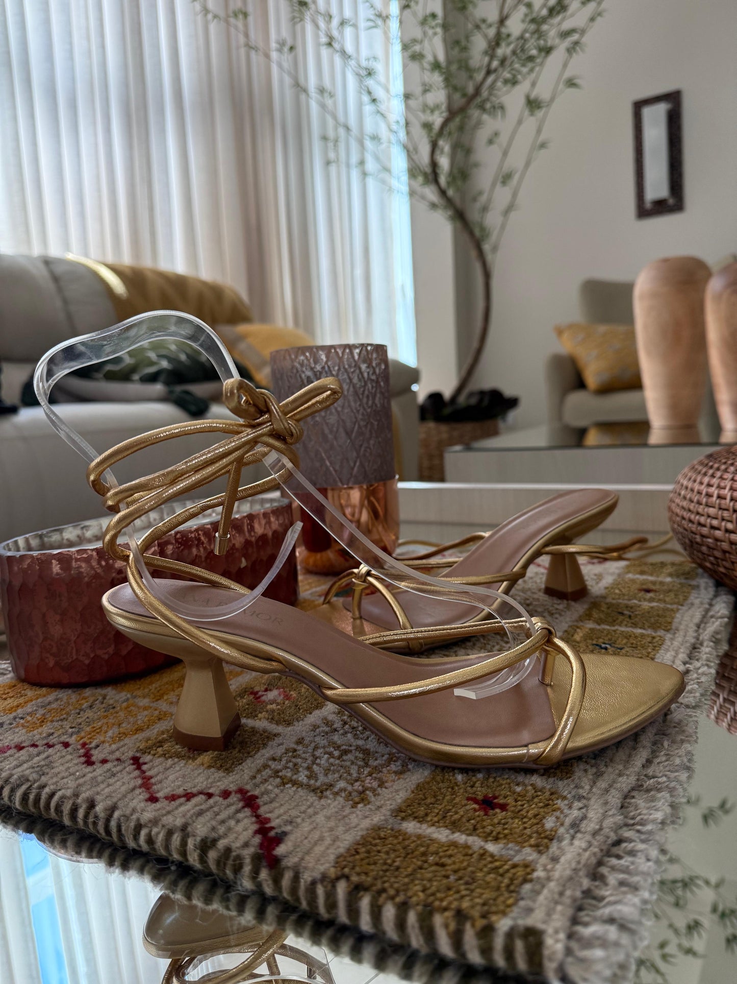 SANDALIA MANU DOURADA