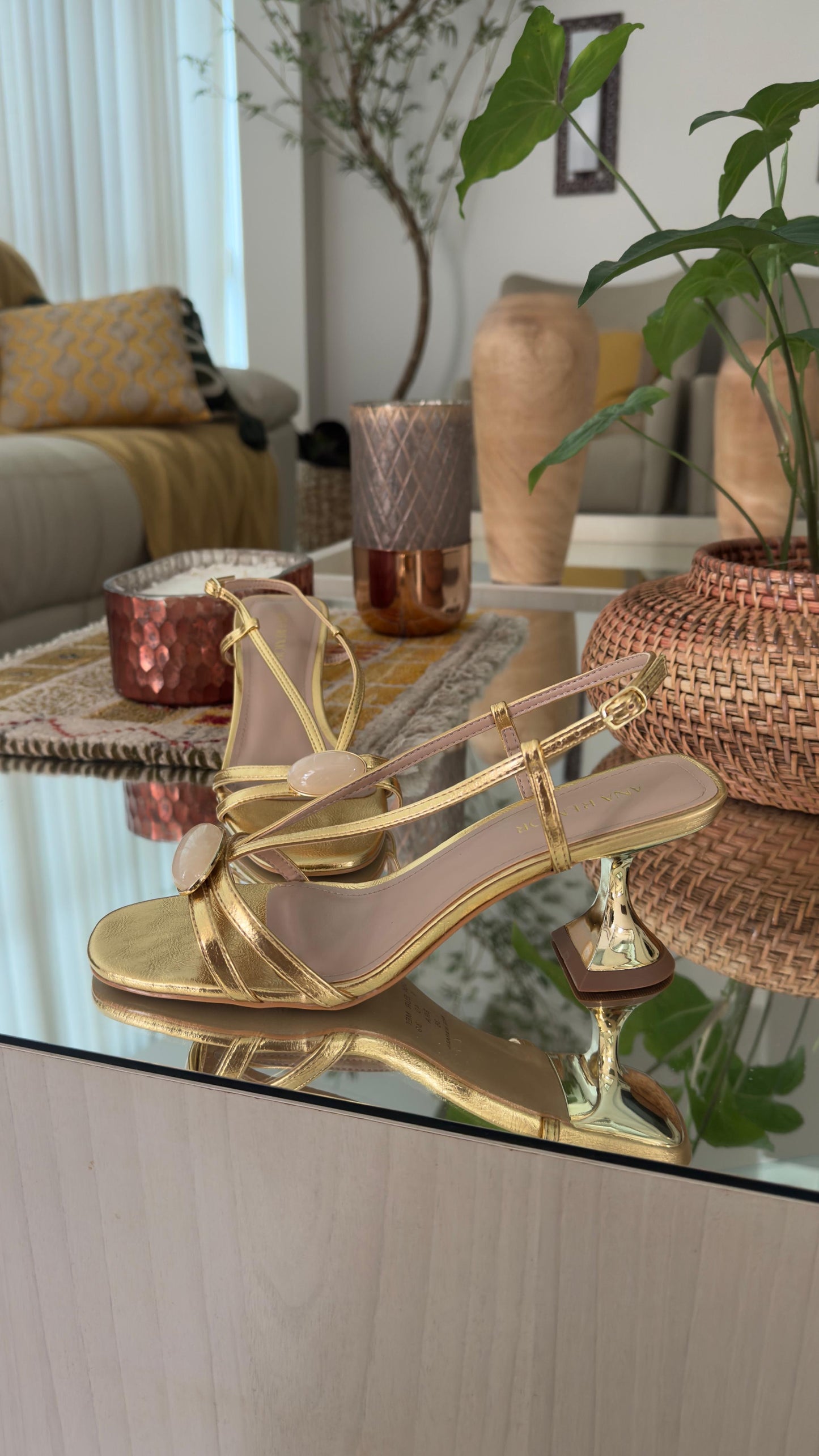 SANDÁLIA JULIA DOURADA