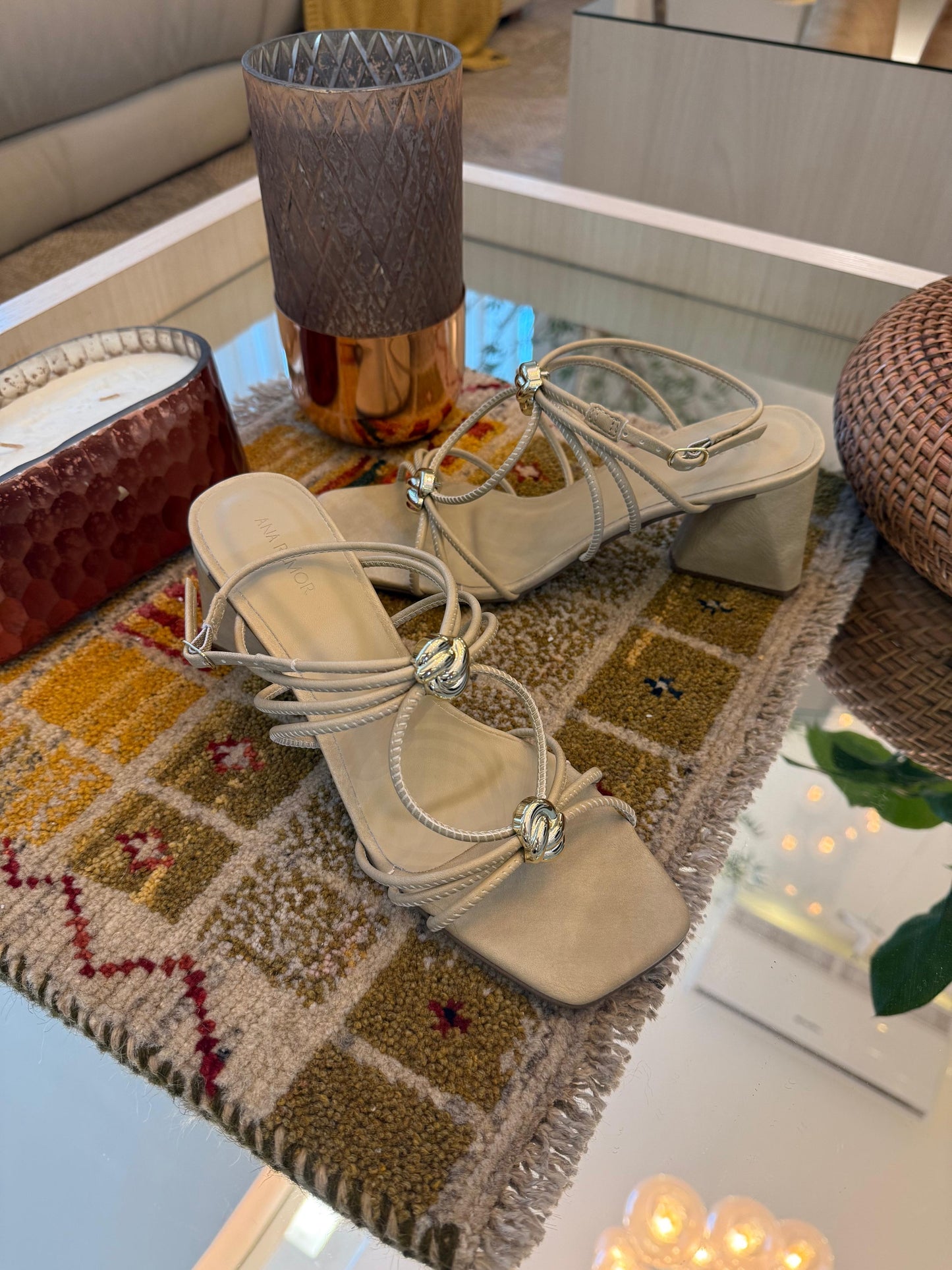 SANDALIA JULIA CHAMPAGNE