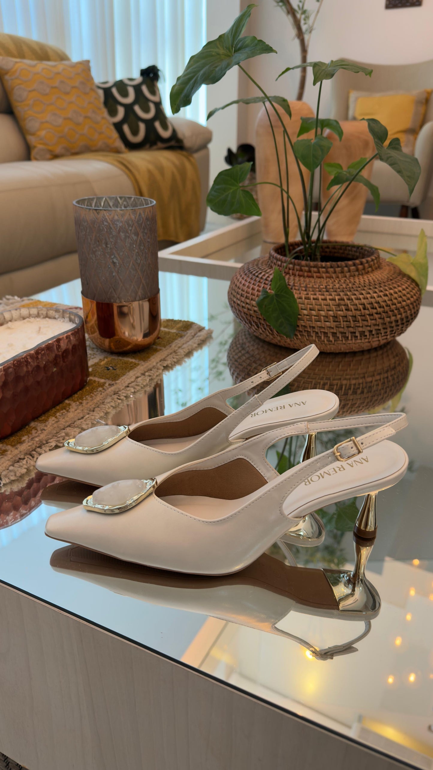 SCARPIN LUNA OFF-WHITE