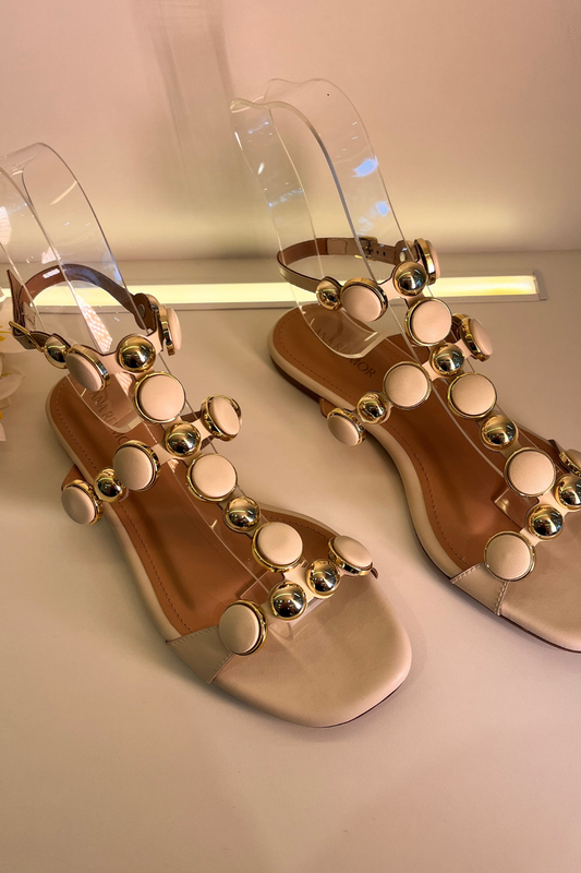 SANDALIA RASTEIRA IARA OFF-WHITE