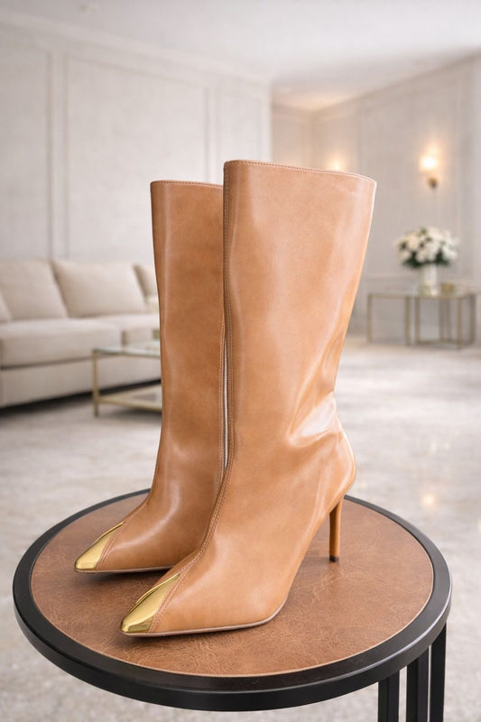 BOTA BIA CARAMELO CANO LONGO