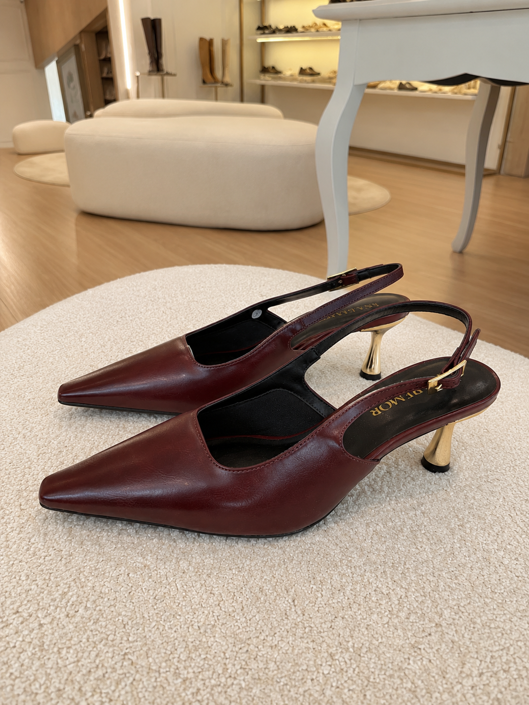 SLINGBACK LORENA MARSALA