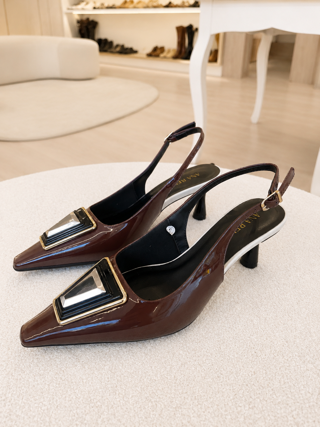 SLINGBACK VERONA MARROM