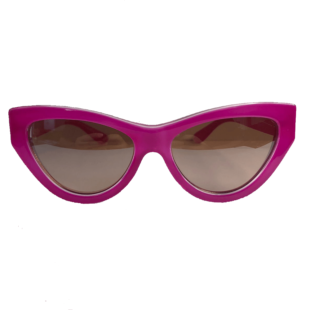 ÓCULOS LOVE GATINHO PINK ESPELHADO