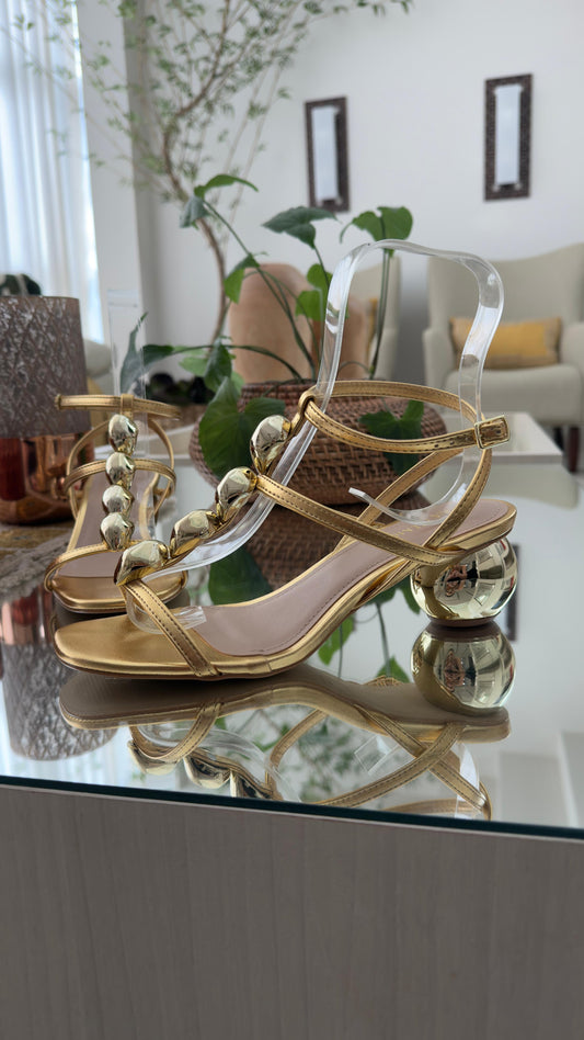 SANDÁLIA LUIZA DOURADA