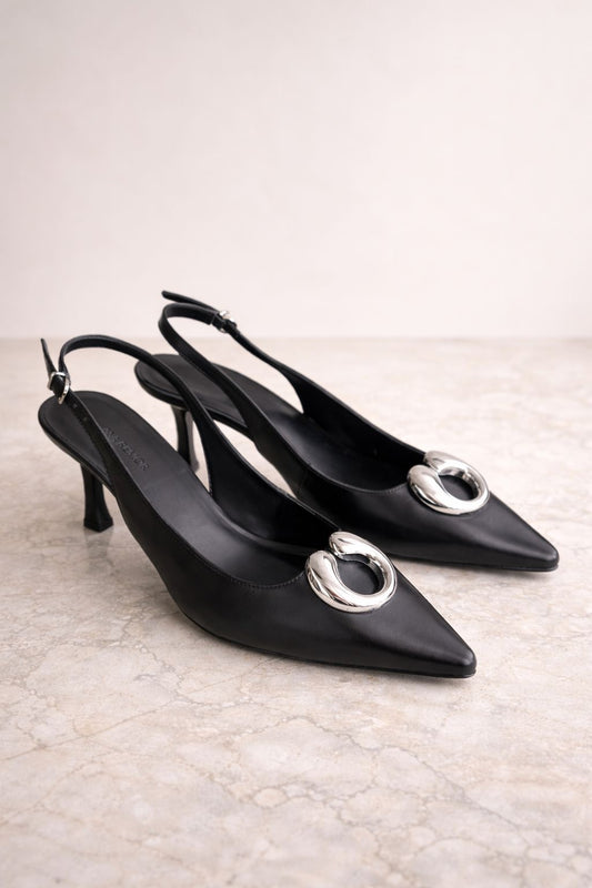 SLINGBACK OLÍVIA PRETO