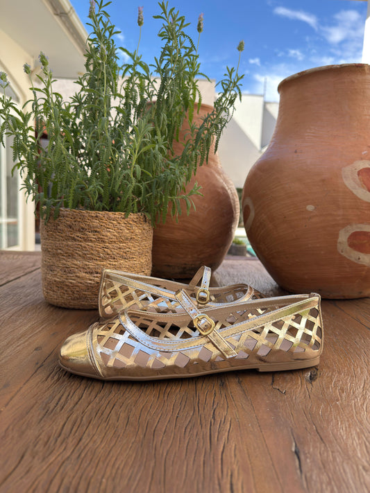 SAPATILHA SARA OURO LIGHT