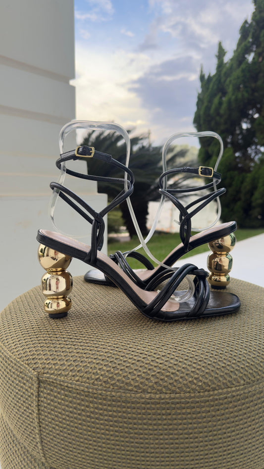 SANDÁLIA PAOLA PRETA