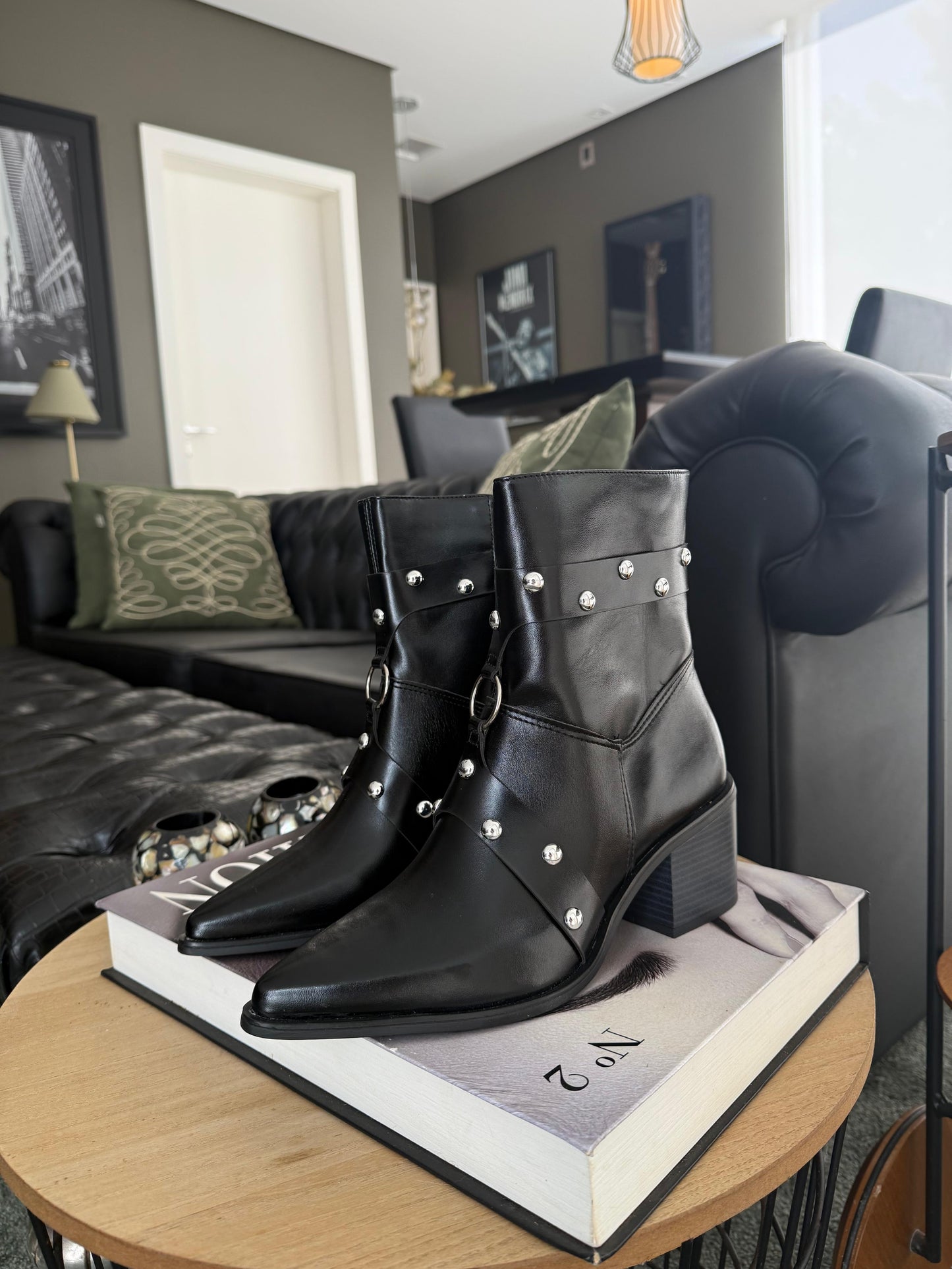 BOTA WESTERN LARY PRETA