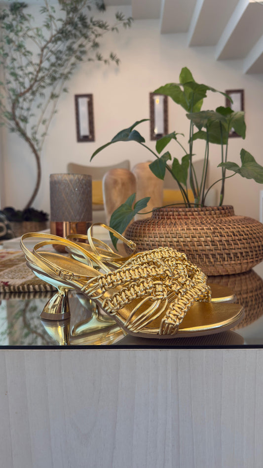 SANDÁLIA ANA DOURADA