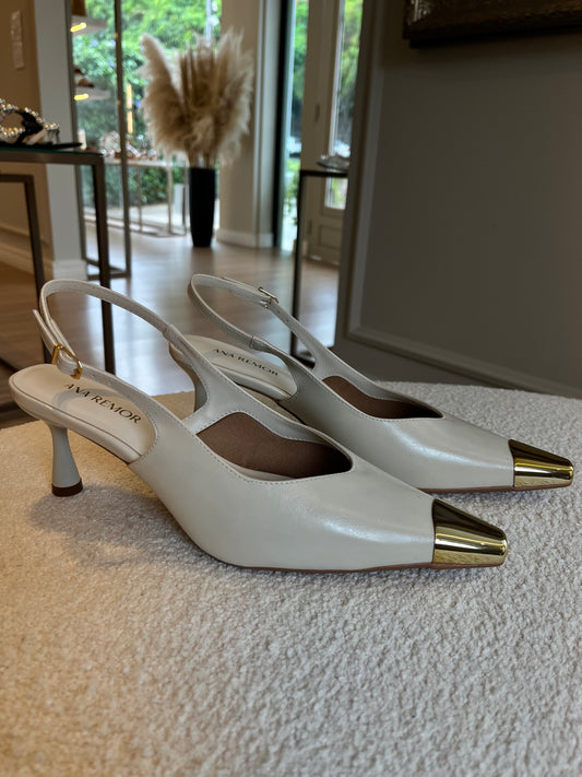 SCARPIN MIRANDA OFF-WHITE