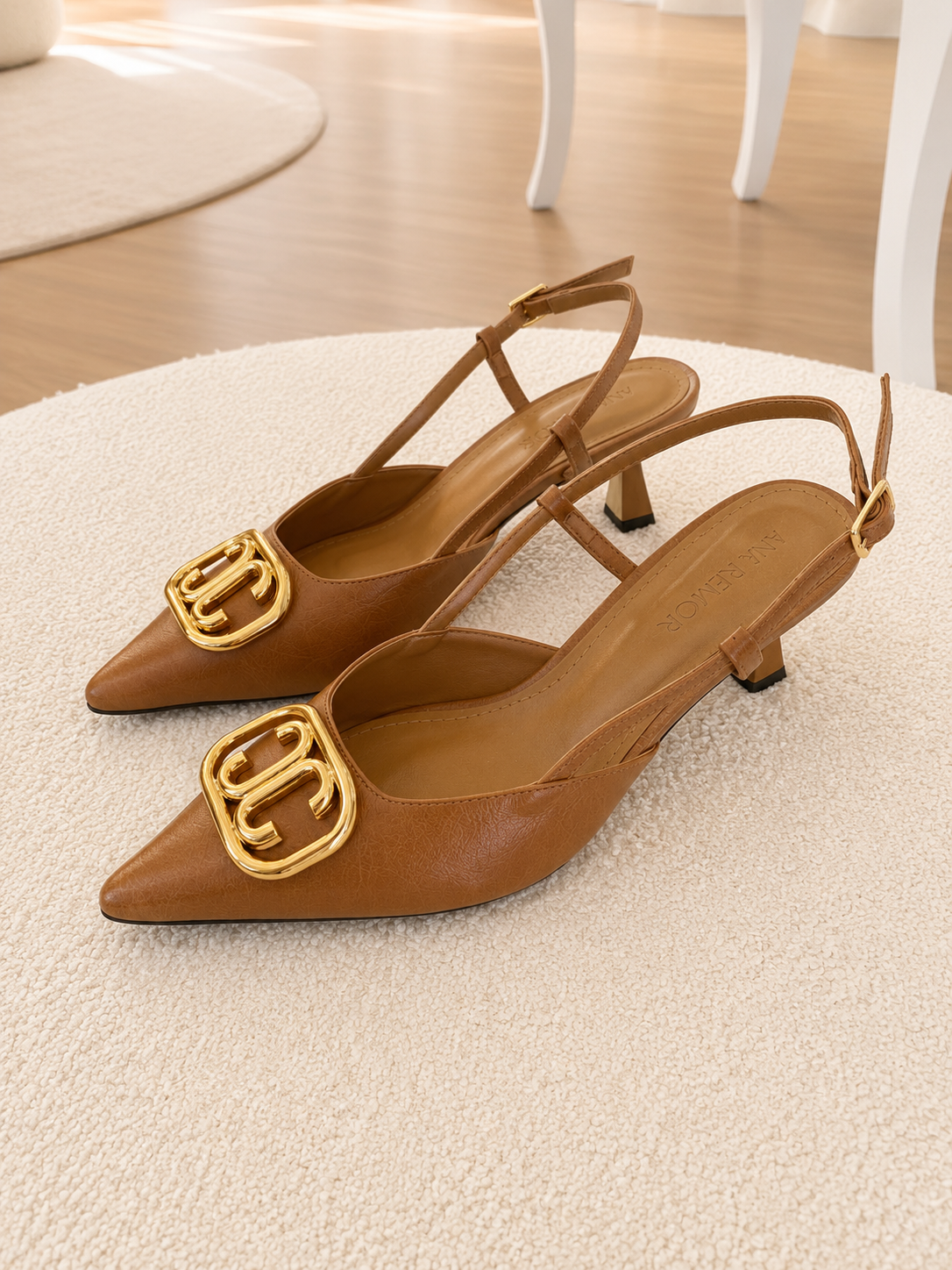 SLINGBACK CELINE CARAMELO