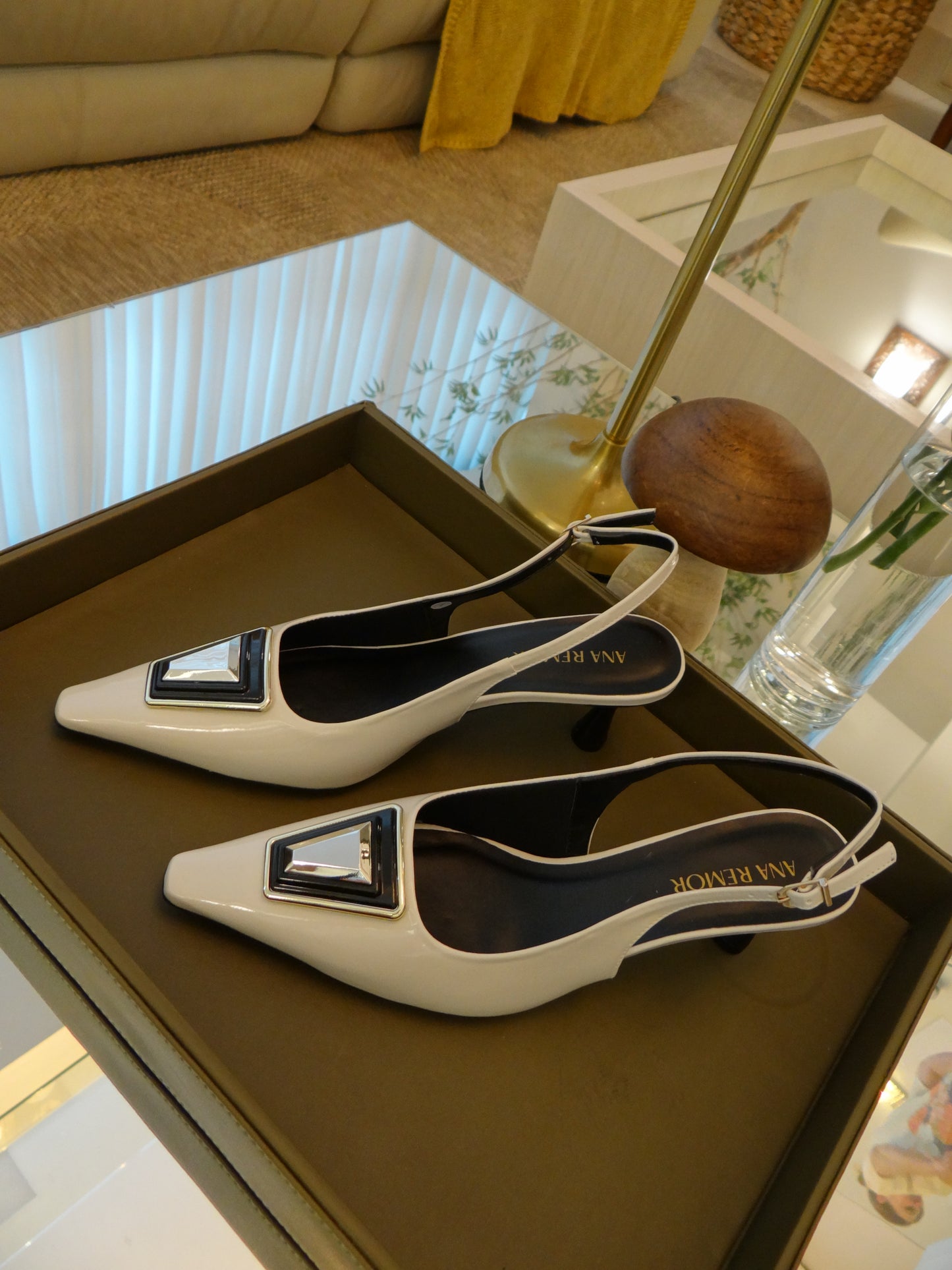 SLINGBACK VERONA OFF-WHITE