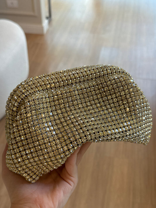 CLUTCH BRILHO DOURADA