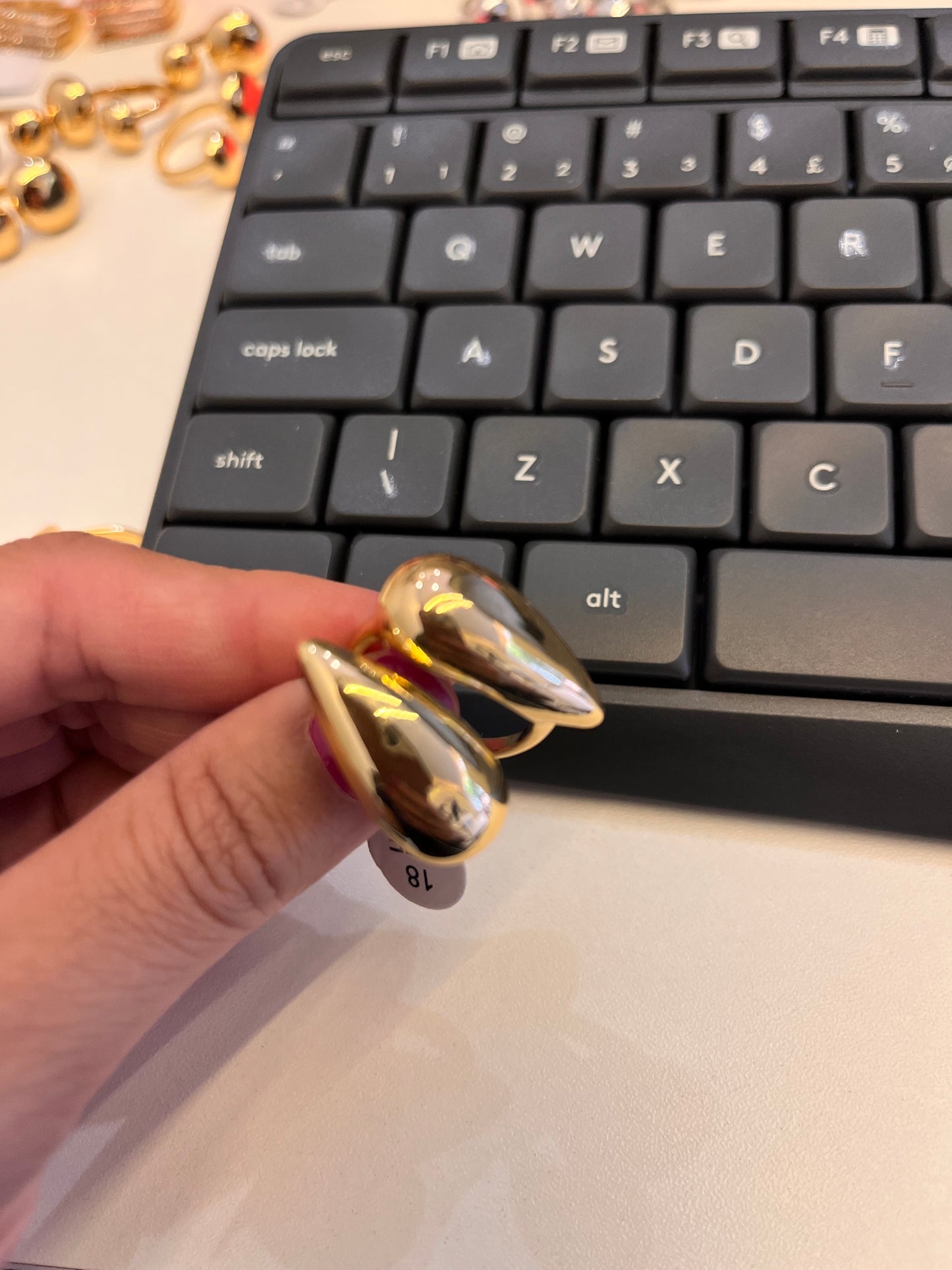 ANEL DUPLO DOURADO