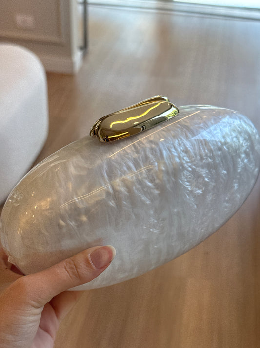 CLUTCH RESINA MADRIPEROLA BRANCO