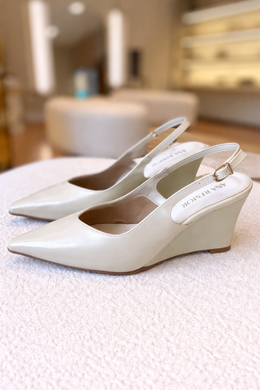 SLING BACK NATH OFF-WHITE
