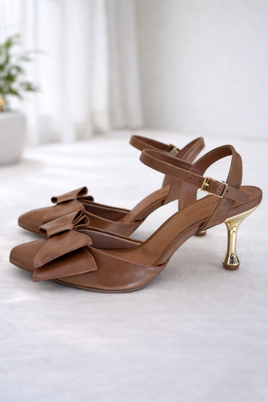 SLING BACK LIVIA CARAMELO
