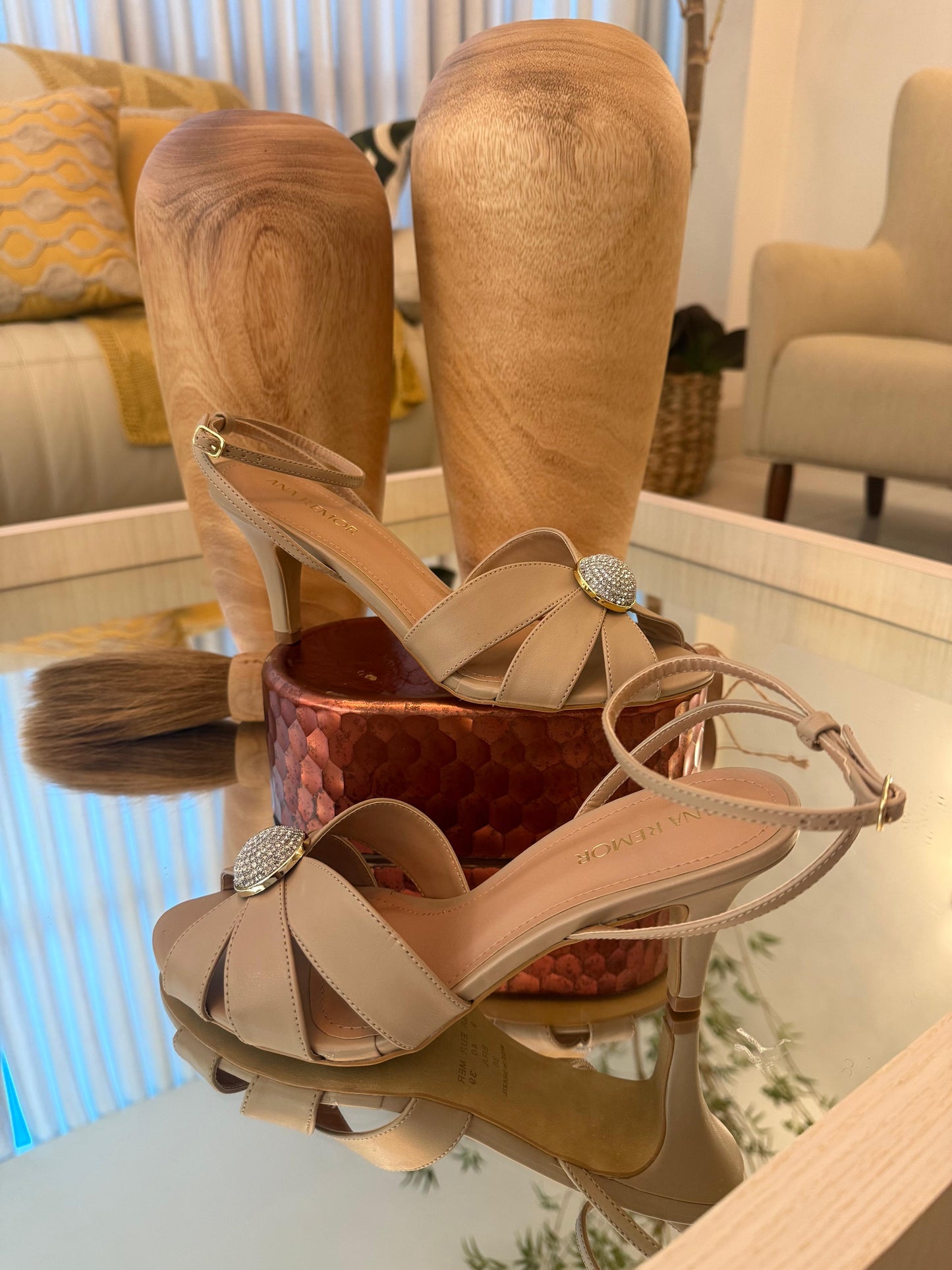 SANDALIA BIANCA NUDE