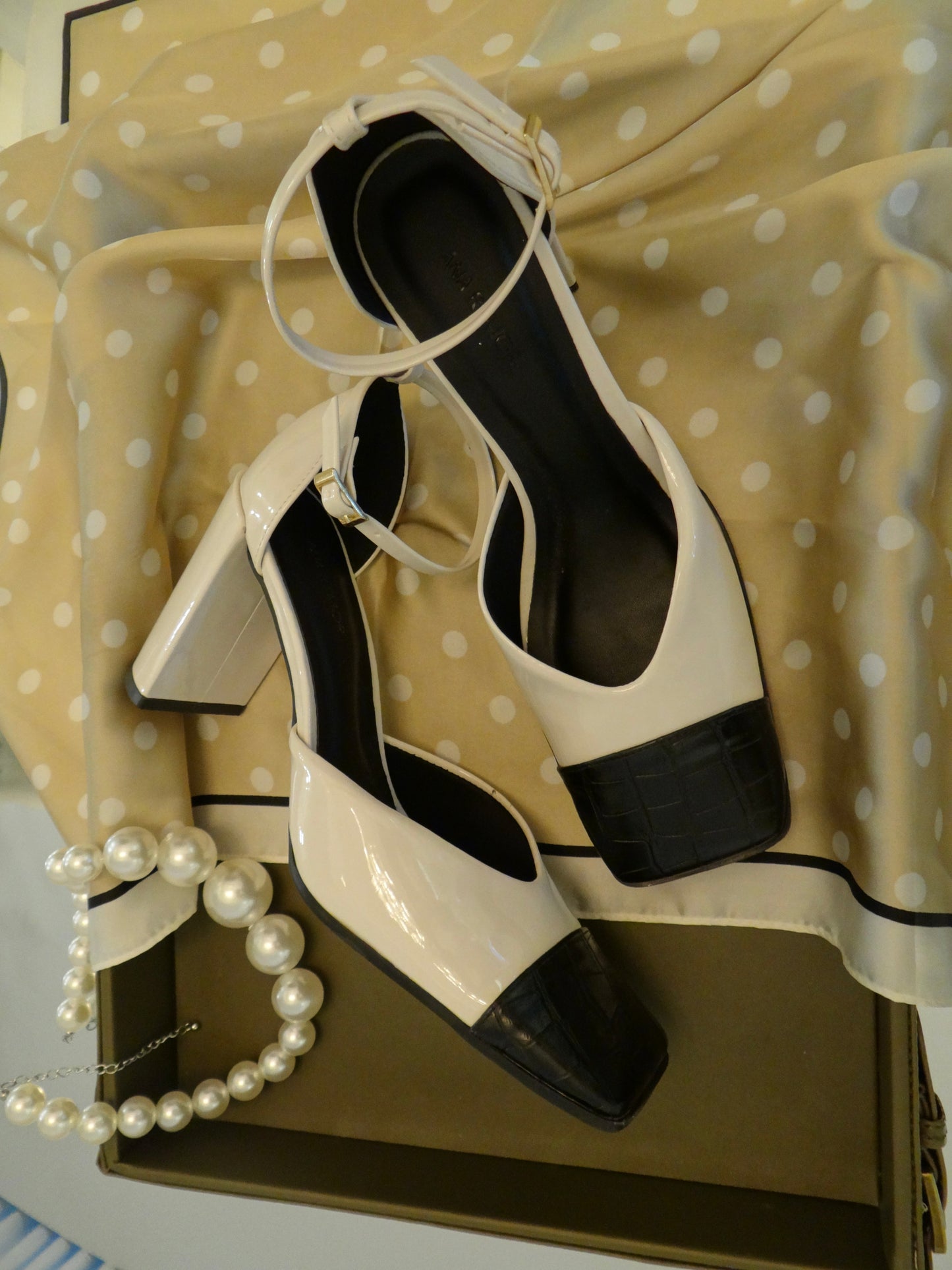 SLINGBACK GEORGIA OFF-WHITE