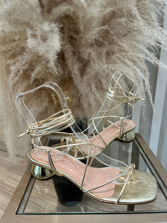 SANDÁLIA LAURA OURO LIGHT