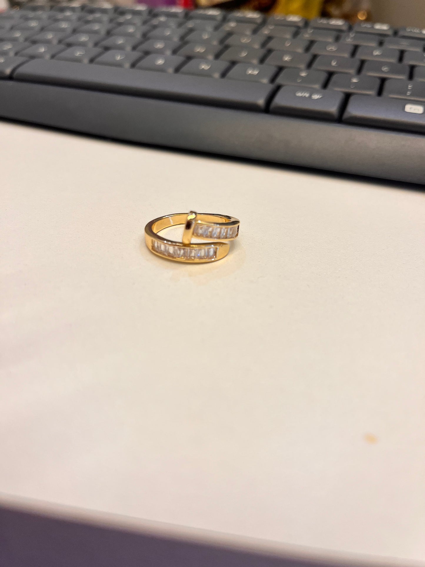 ANEL PREGO DOURADO