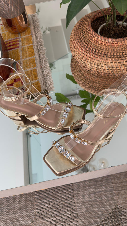 SANDÁLIA NATHY DOURADA