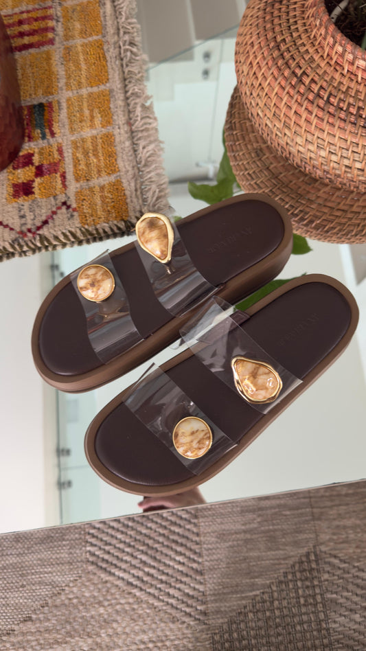 SLIDE LAIS VINIL COURO