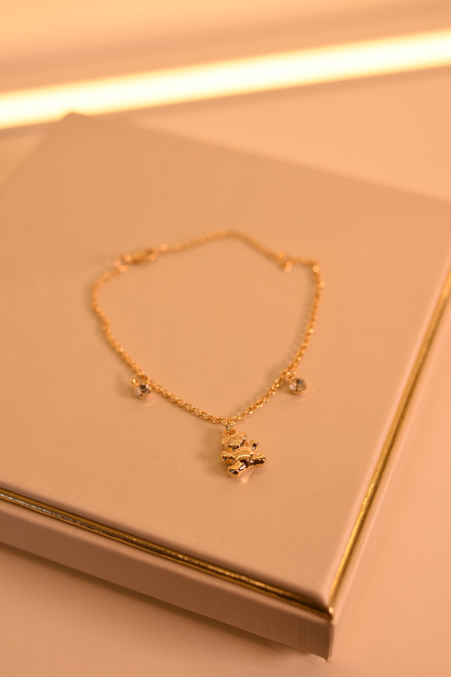 PULSEIRA DOURADA URSO INFANTIL