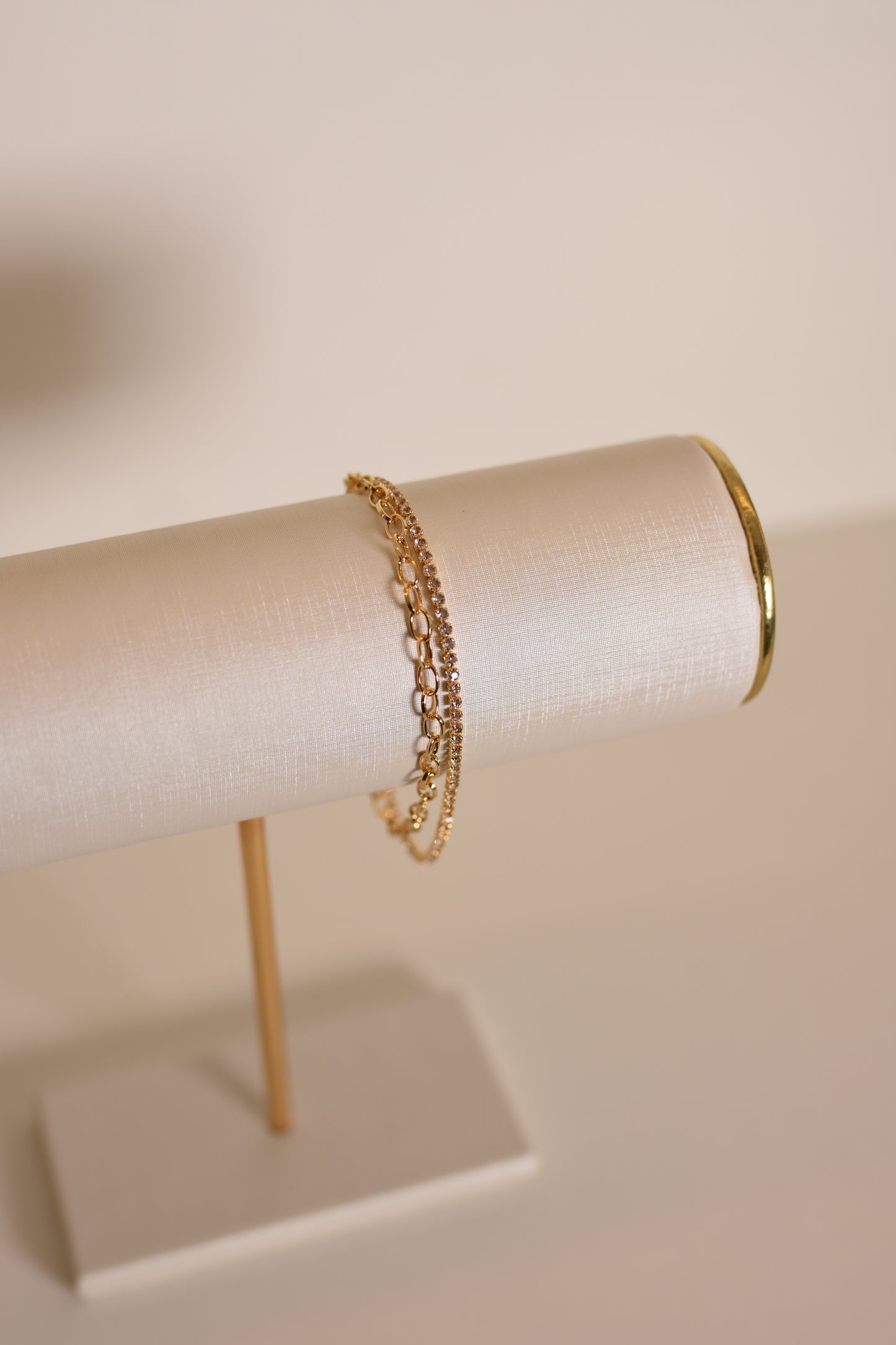 PULSEIRA DUPLA DOURADA