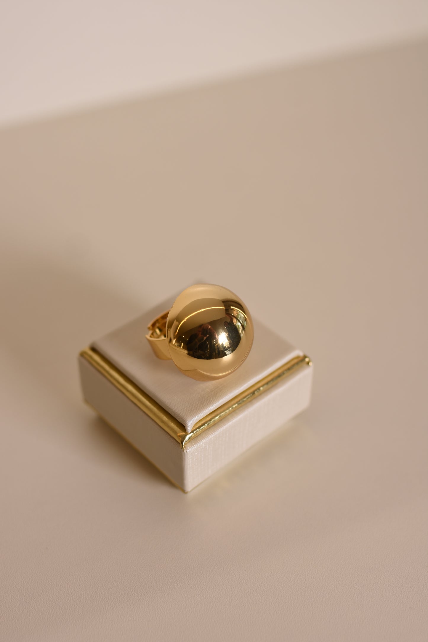 ANEL REDONDO DOURADO