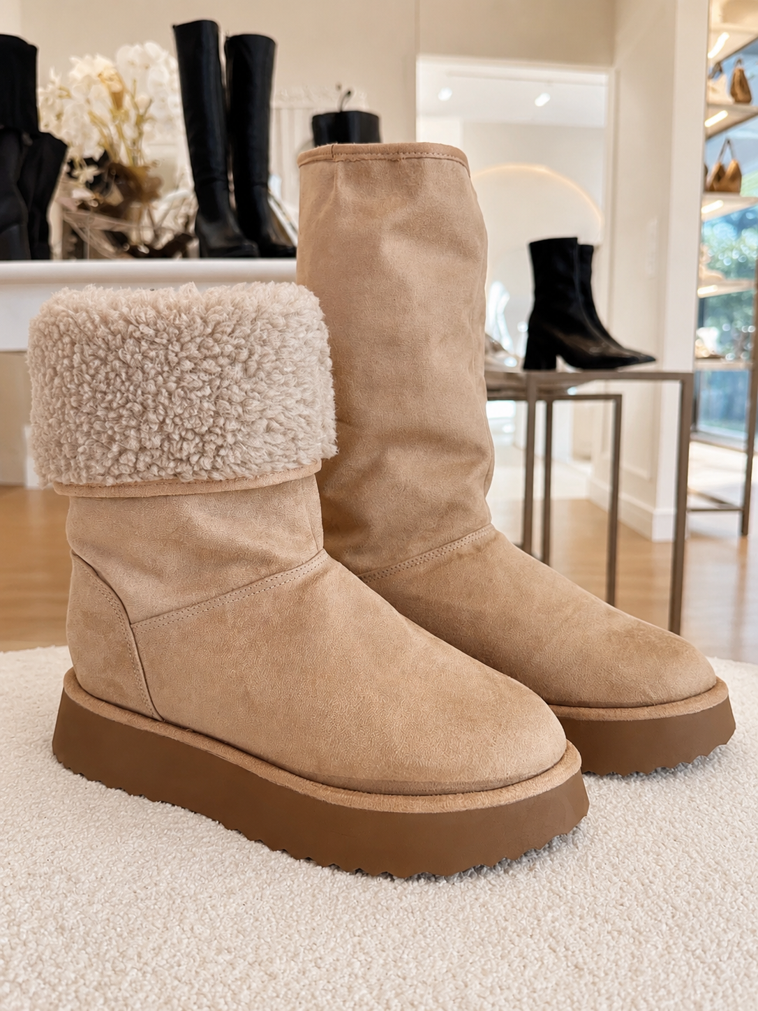 BOTA MOONCITY CARAMELO