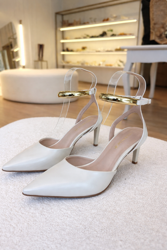 SLING BACK LADY OFF-WHITE