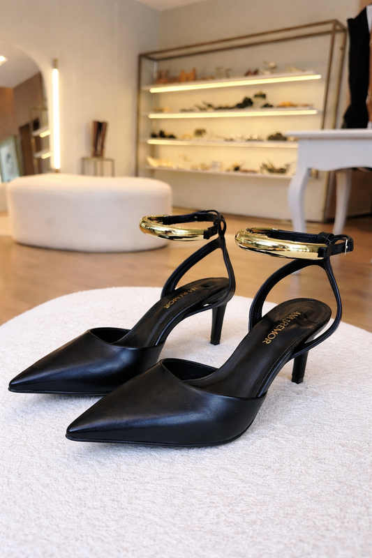 SLING BACK LADY PRETO