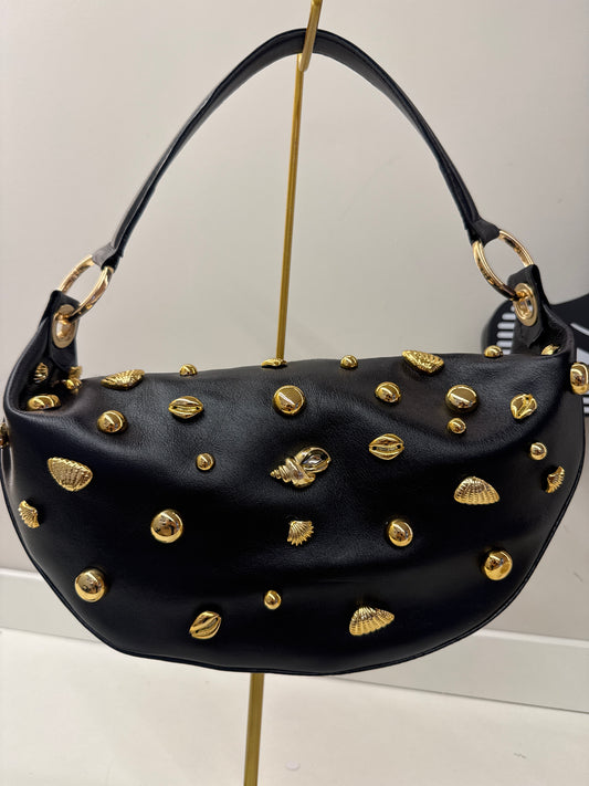 BOLSA COM APLICAÇÕES PRAIANAS PRETA